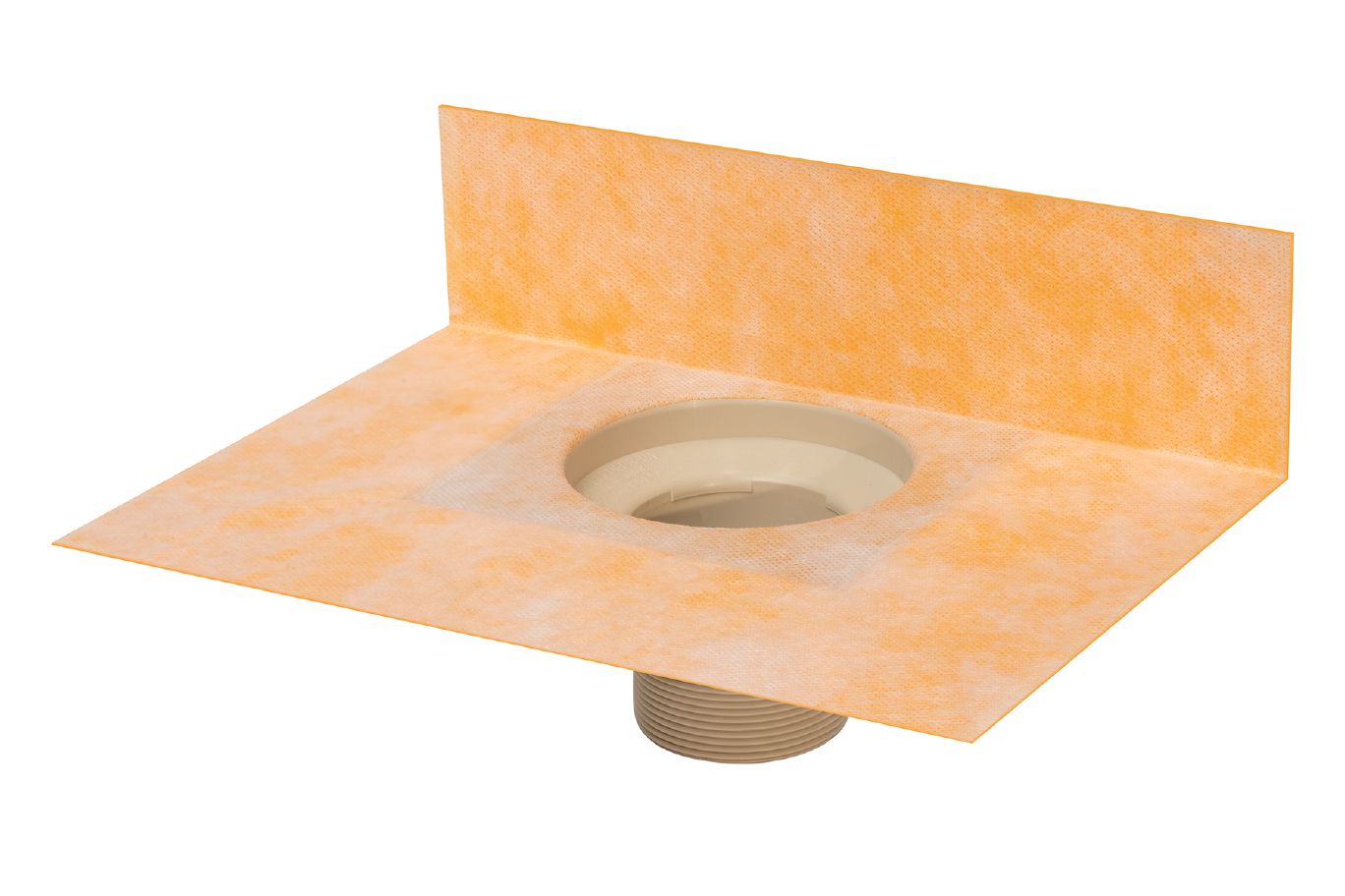 Schluter - KERDI-DRAIN-F Kit de bride polypropylène avec raccords en ABS et PVC de 2"
