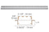 Schluter Systems - Kerdi-Line 3/4 Frame W/Lock 32 Perf Grt ||KL1BL19EB80