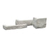 Stone Veneer Ridge White