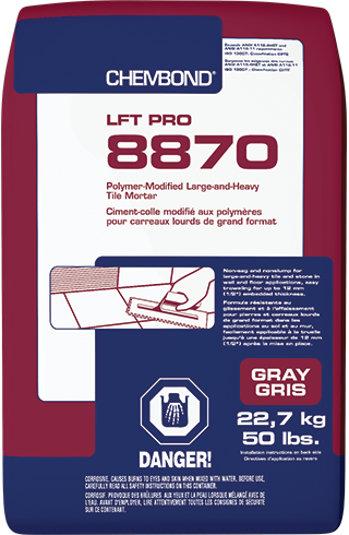Chembond - Mortier à céramique LFT Pro 8870 Blanc 22.7 kg