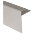M-D PRO - Nez de marche pour plancher laminé en aluminium Titane satiné 1/2" x 8'