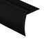 M-D PRO - Nez de marche pour vinyle en aluminium enduit de poudre noir mat - 1/8" x 1-7/8" (47.5 mm) x 1-5/8" x 12'