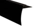 M-D PRO - Nez de marche pour vinyle en aluminium enduit de poudre noir mat - 1/4" x 1-7/8" (47.5 mm) x 1-5/8" x 12'