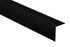 M-D PRO - Coin extérieur de nez de marche carré pour vinyl en aluminium enduit de poudre noir mat - 1/8" x 1" (25 mm) x 1-1/4" x 12'