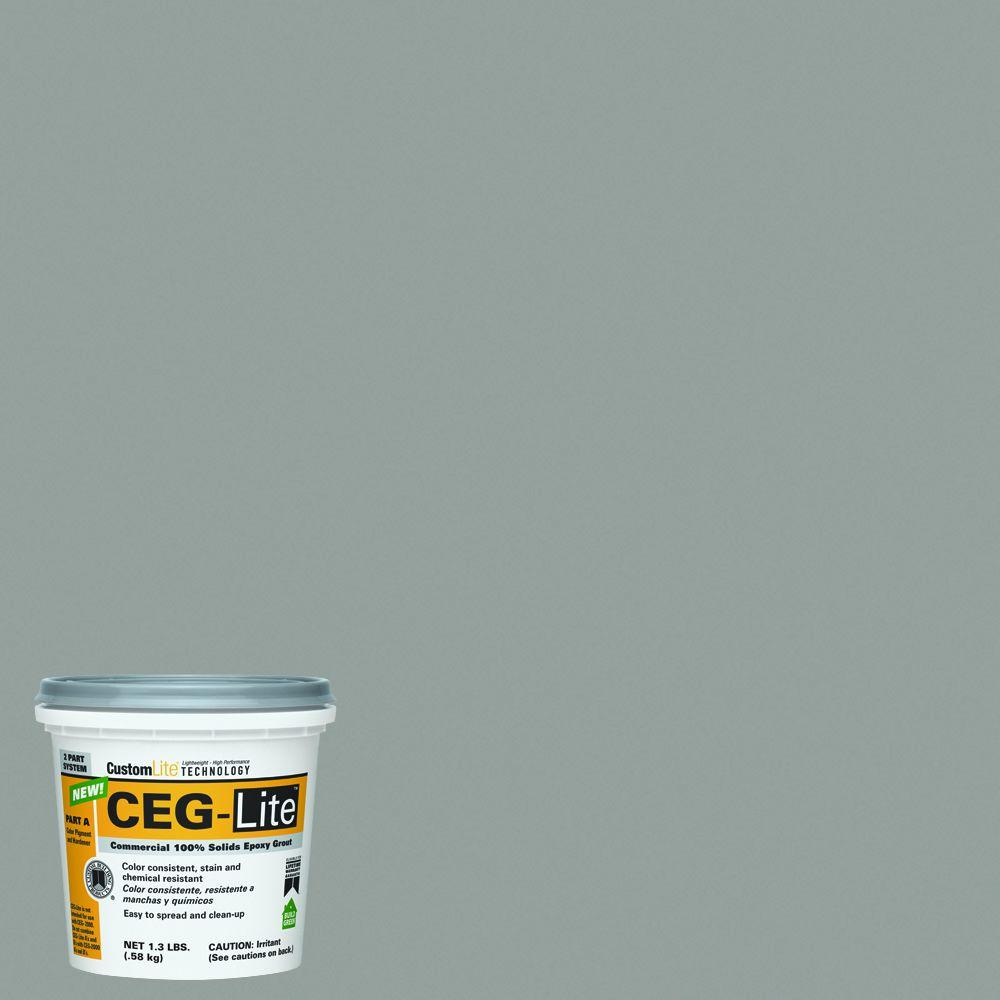 Custom Building Products - Coulis époxy CEG-Lite Partie A #165 Delorean Gray 1.3 lb