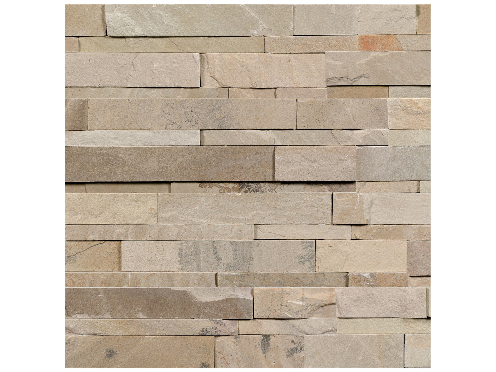 Anatolia - Mosaïque de pierre naturelle Ledger Stone African Dune adoucie - 6" x 24"