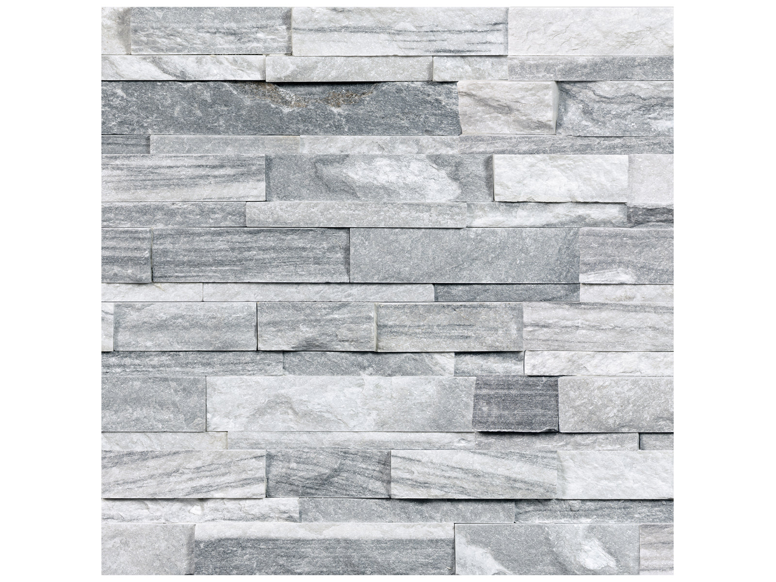 Anatolia - Mosaïque de pierre naturelle Ledger Stone Nordic Crystal adoucie - 6" x 24"