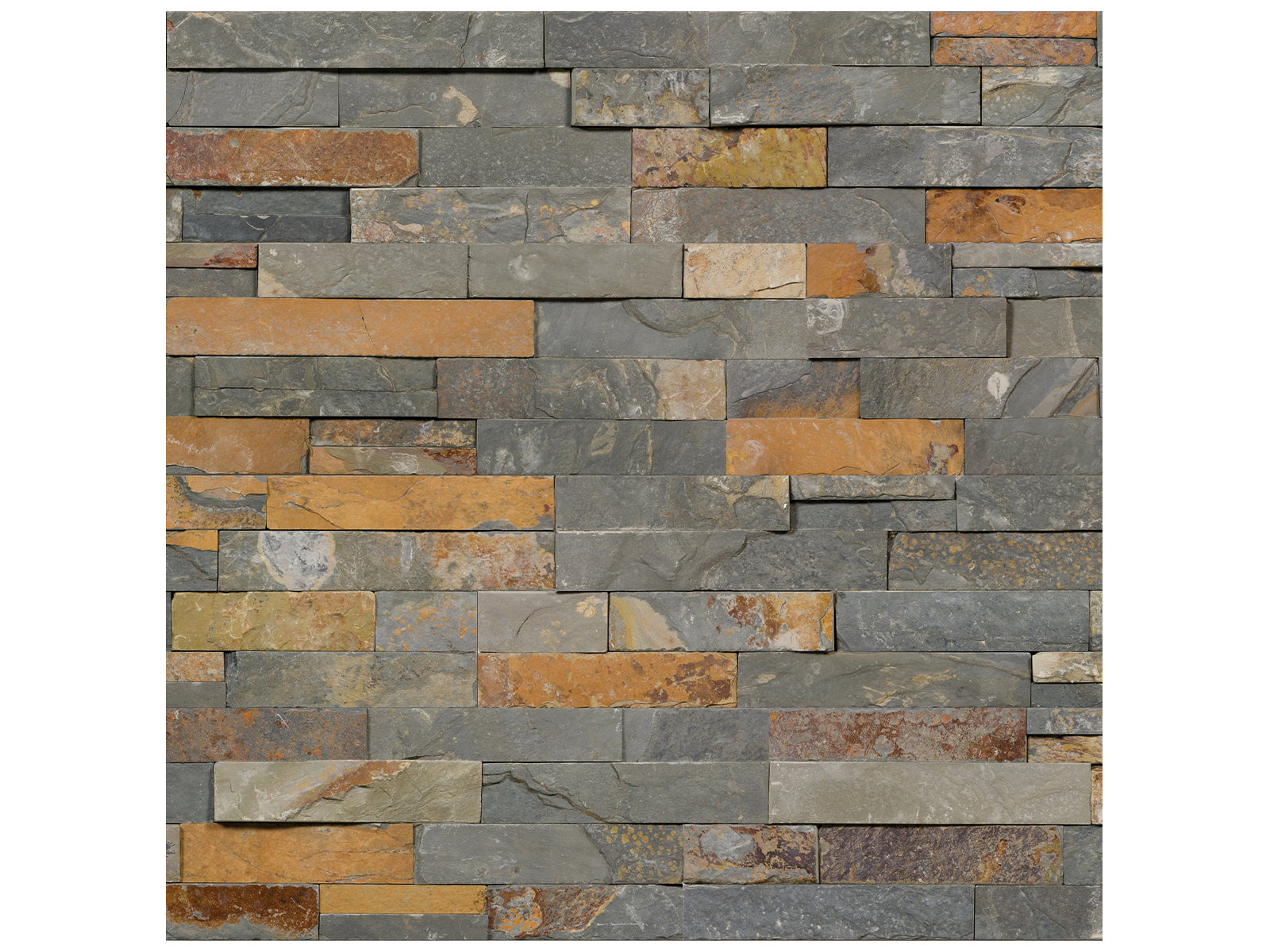 Anatolia - Mosaïque de pierre naturelle Ledger Stone Sierra Assembled Corner adoucie - 6" x 18"