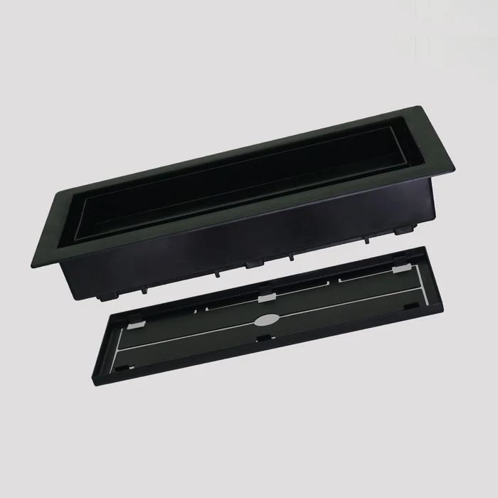 Fittes - Trappe de ventilation Lite Damper Noir 4" x 10"