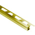 Schluter - DECO Profilé décoratif de protection de rebord large - laiton 1/2" (12.5 mm) x 8' 2-1/2"