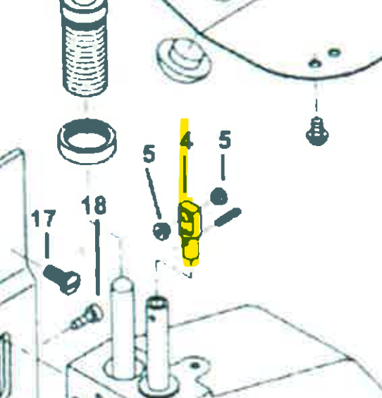 NC - Guide-fil de remplacement pour la barre d'aiguille pour la relieuse de tapis Millennium 2000