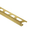 Schluter - SCHIENE Profilé de bordure pour mur/plancher laiton 1/4" (6 mm) x 8' 2-1/2"