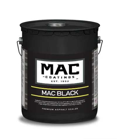 MAC Coatings - Scelleur de béton MAC BLACK Noir 18.93 L