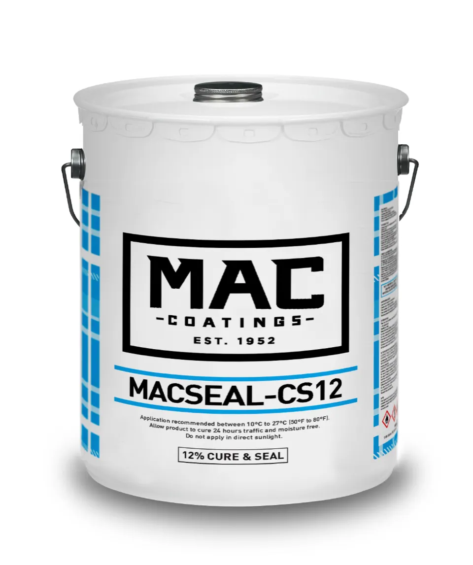 MAC Coatings - Scellant acrylique MACSEAL-CS12 Transparent Mat 18.93 L