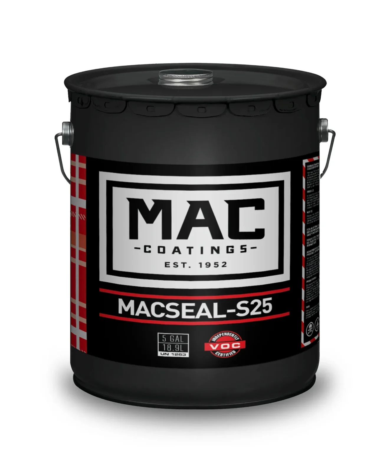 MAC Coatings - Scellant acrylique MACSEAL-S25 Transparent Lustré 18.93 L