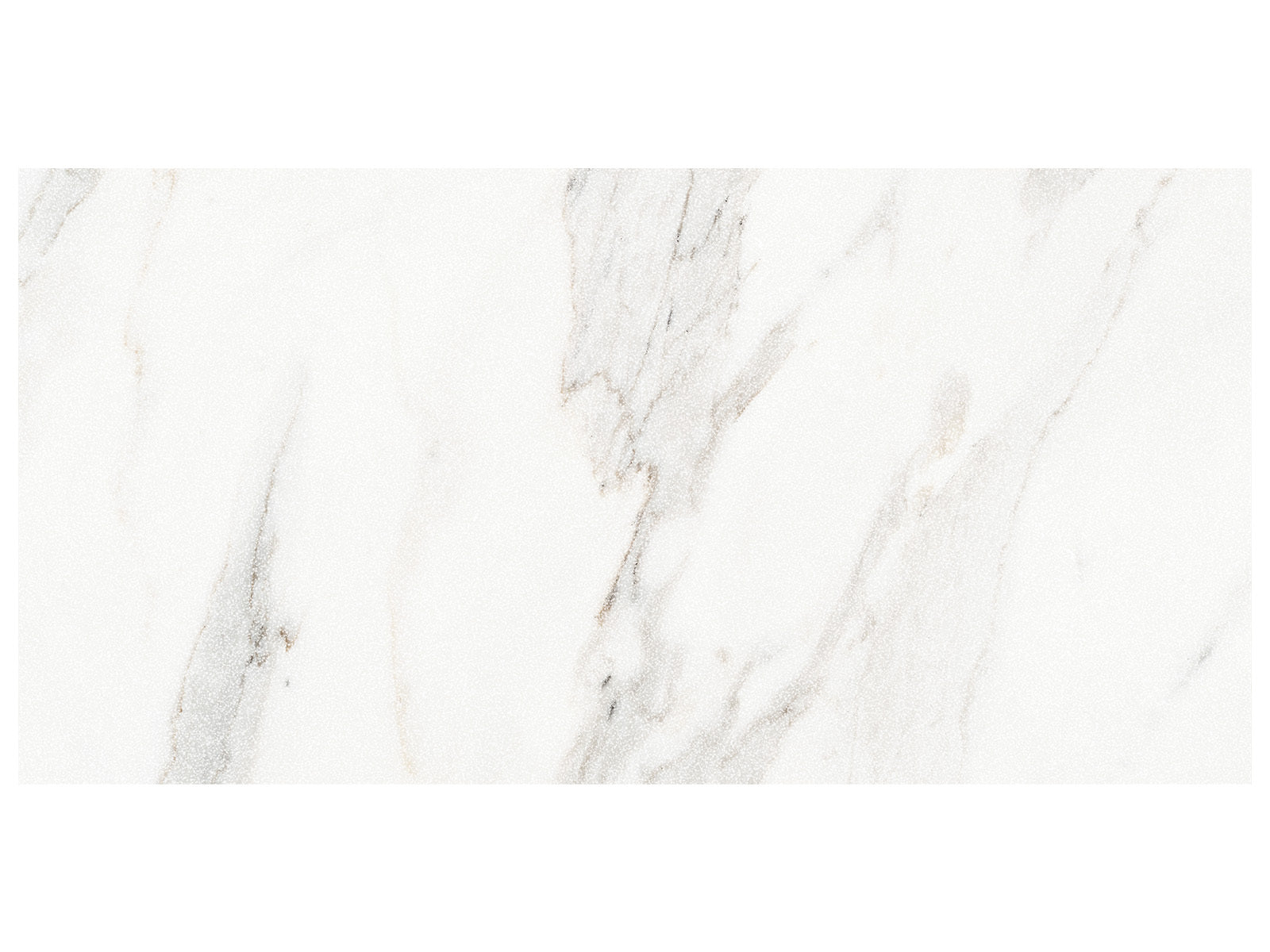 Anatolia - Majesto - Calacatta Borghini - Tuile de porcelaine colorée dans la masse rectifiée aspect pierre 12 x 24 po