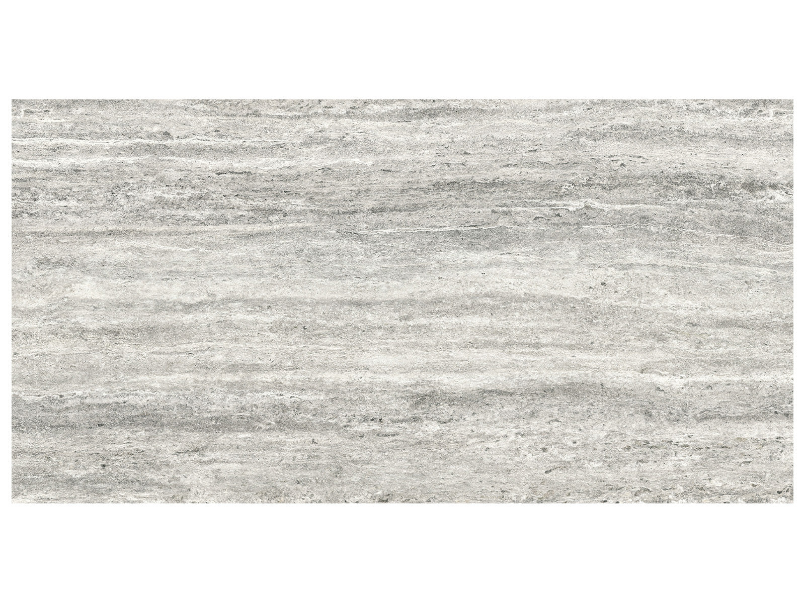 Anatolia - Majesto - Travertino Titanium - Dalle de patio de porcelaine colorée dans la masse grainée rectifiée 20 mm 24 x 48 po