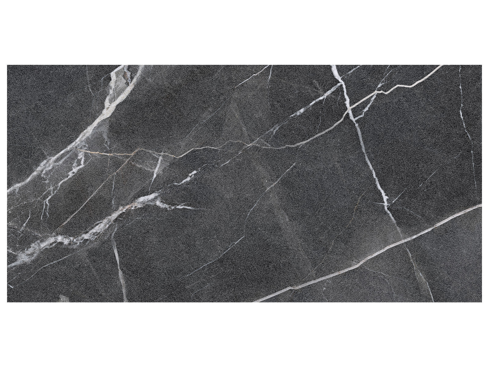 Anatolia - Majesto - Calacatta Noir - Tuile de porcelaine colorée dans la masse rectifiée aspect pierre 24 x 24 po