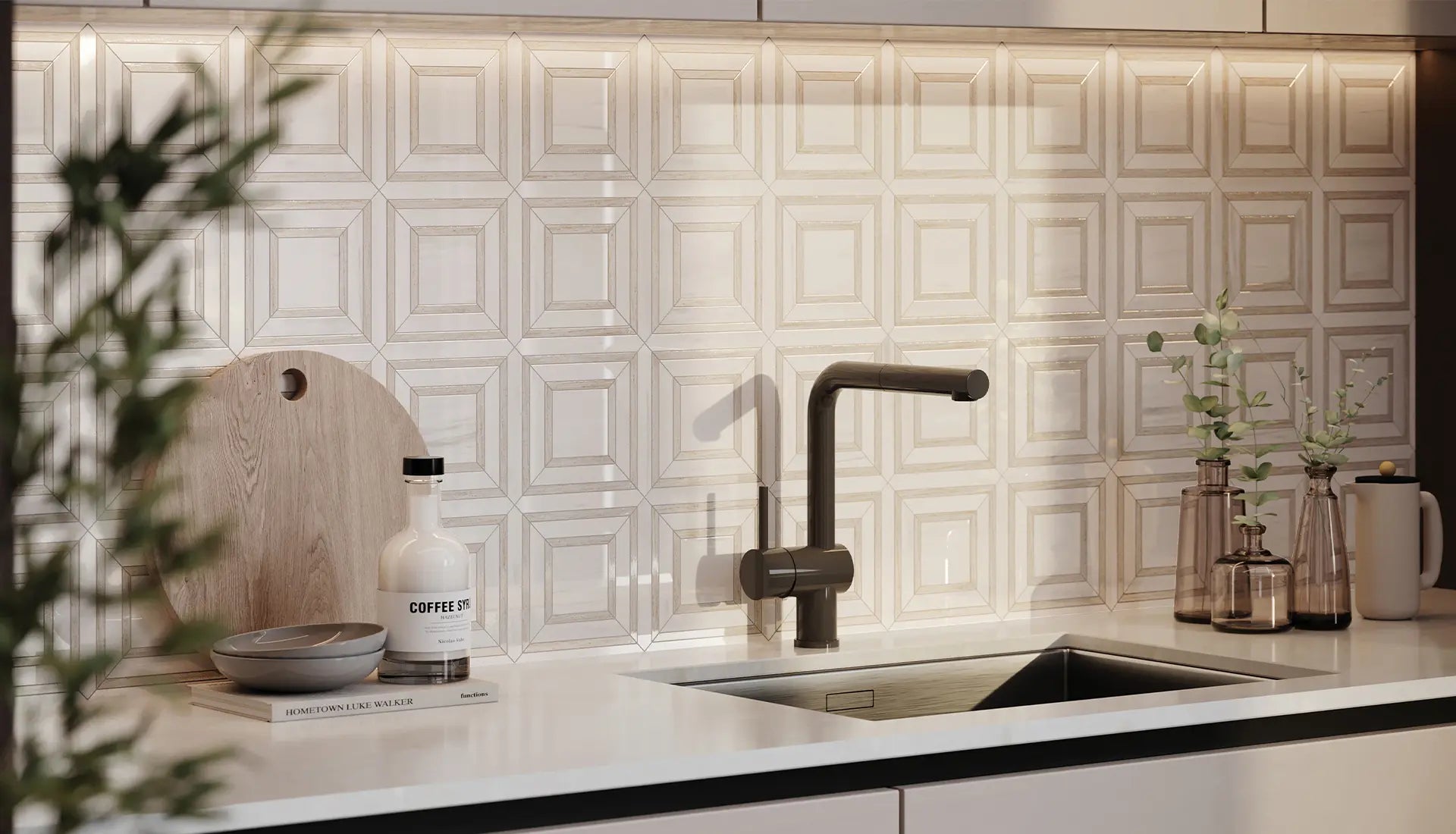 Mayfair Suave Bianco Mosaic - Piazza