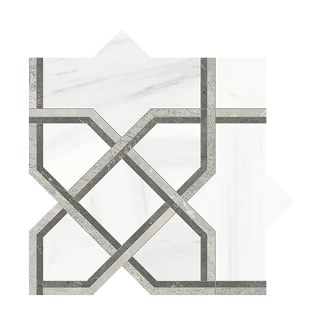 Utopio Madina Mosaïque Pierre Naturelle - Mist ||5001-0385-0