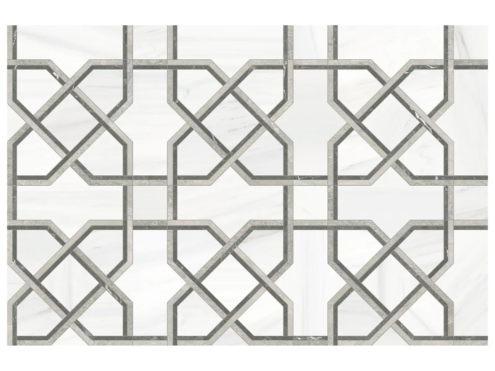 Utopio Madina Mosaïque Pierre Naturelle - Mist ||5001-0385-0