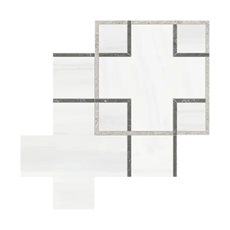 Utopio Schema Mosaïque Pierre Naturelle - Mist ||5001-0379-0