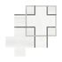 Utopio Schema Mosaïque Pierre Naturelle - Mist ||5001-0379-0