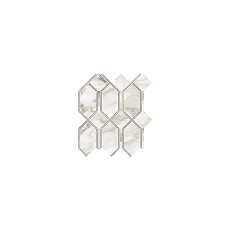 Anatolia - Mosaïque La Marca Calacatta Paonazzo Poli 12" x 13"