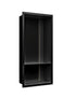 Nautika - 24x12 - Niche Verticale Inox Tablette Noir ||N2412TXB