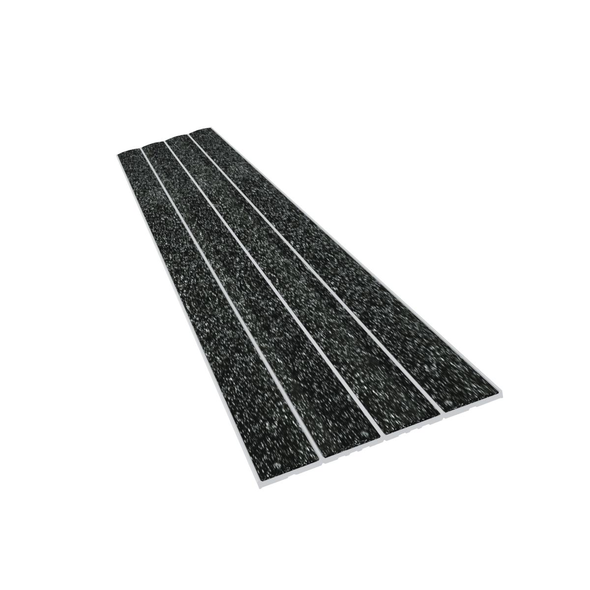 Kinesik - Ecoglo N30 Bandes antidérapantes pour bordures de marche noires 2" x 8'