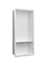 Nautika - 24x12 - Niche Verticale Inox Tablette Blanc ||N2412TXW
