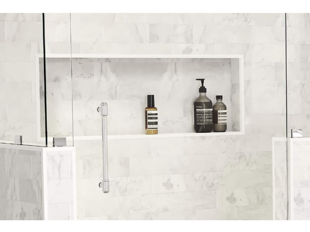 12" x 28" - Schluter KERDI-BOARD-SN Prefabricated shower niche with frame ||KB12SN305711AF