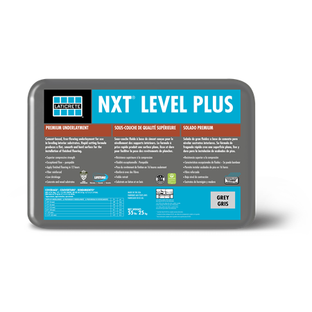 Laticrete - NXT Level Plus Sous-couche auto-nivelante Gris 55 lb