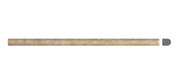 Anatolia - Moulure assortie pour plancher de céramique Noce en crayon Adouci 5/8" x 12"