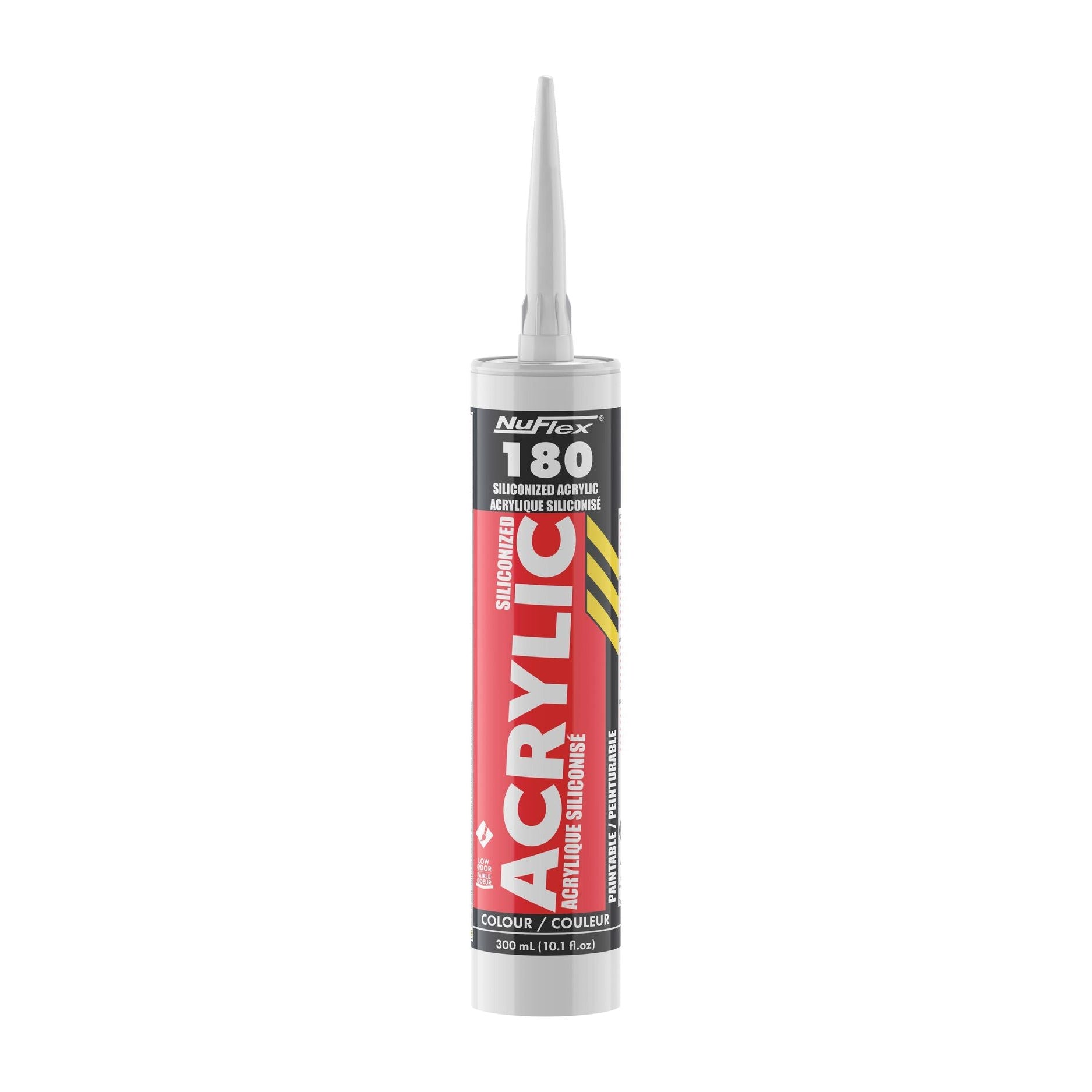 Nuco - NuFlex 180 Paintable Siliconized Acrylic Sealant 300 ml White ||18001