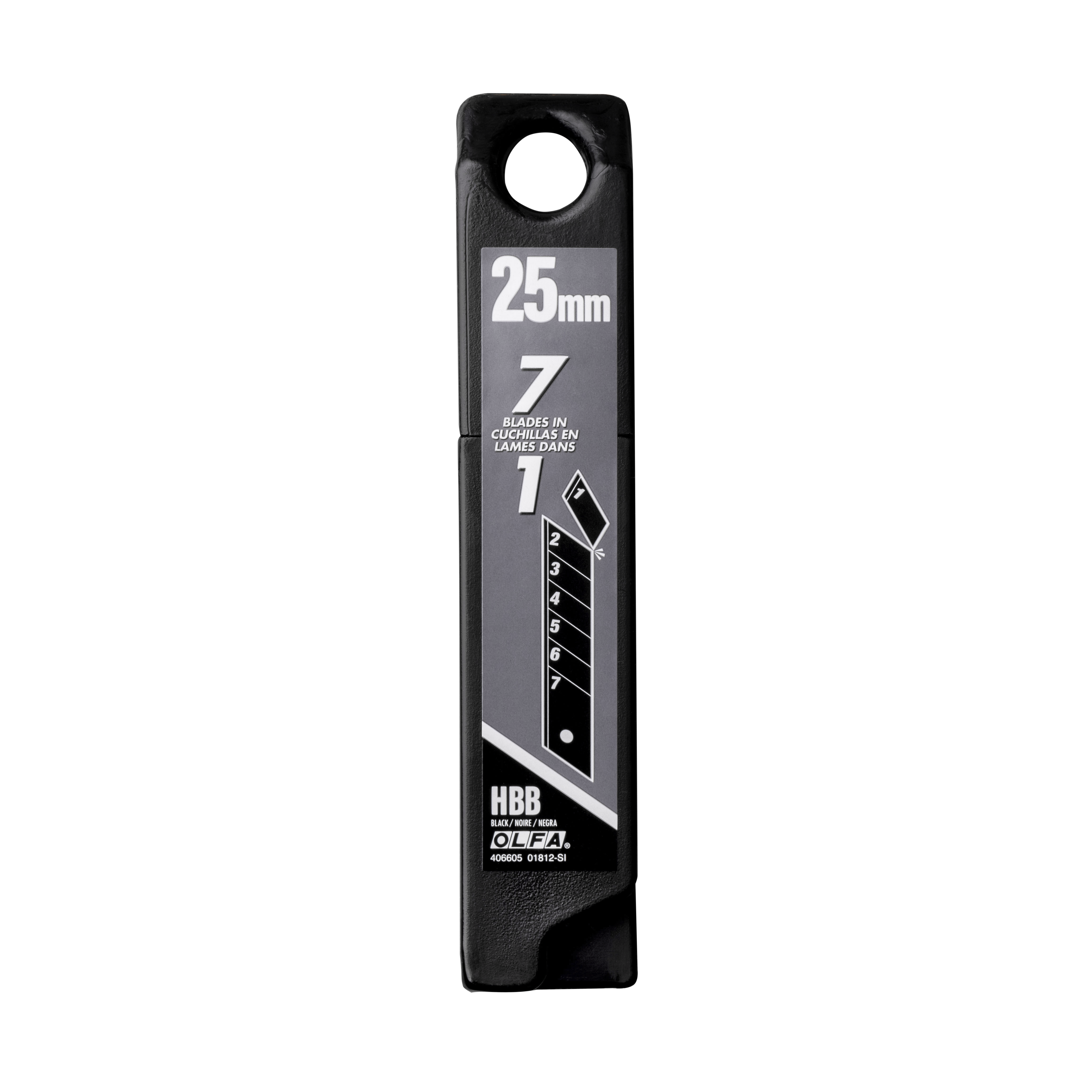 Olfa - Lame sécables extra robustes Noir de 25 mm (paquet de 20)