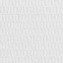 Centura - 3D WALL PLASTER - Ceramic Tile - ORIGAMI WHITE 20 in x 48 in x 8.5 mm