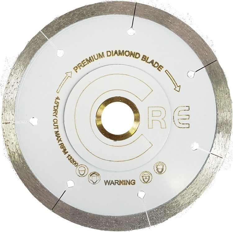 Core Abrasives - Lame segmentée Pads pour le verre 4.5"