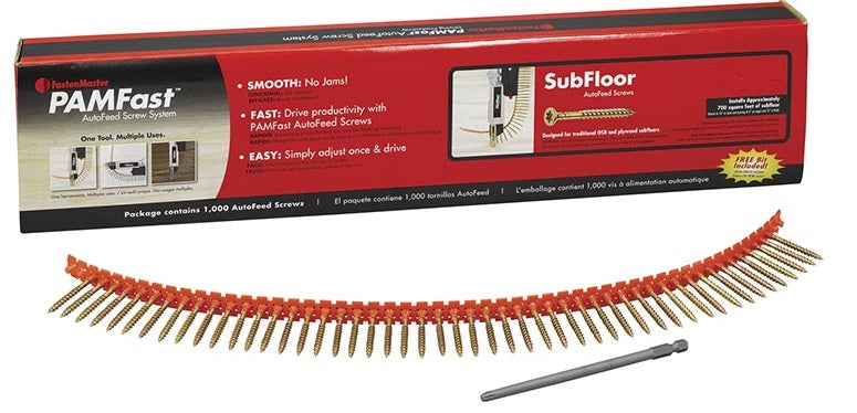 PAM Fasteners - Vis de sous-plancher 1 3/4" de PAMFast (paquet de 1000)
