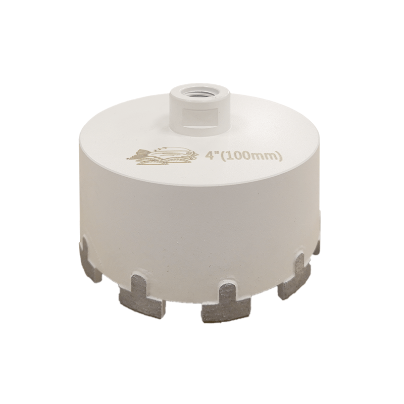 Piranha - Embout de forage PAUCM pour meuleuse 4" x 5/8"-11