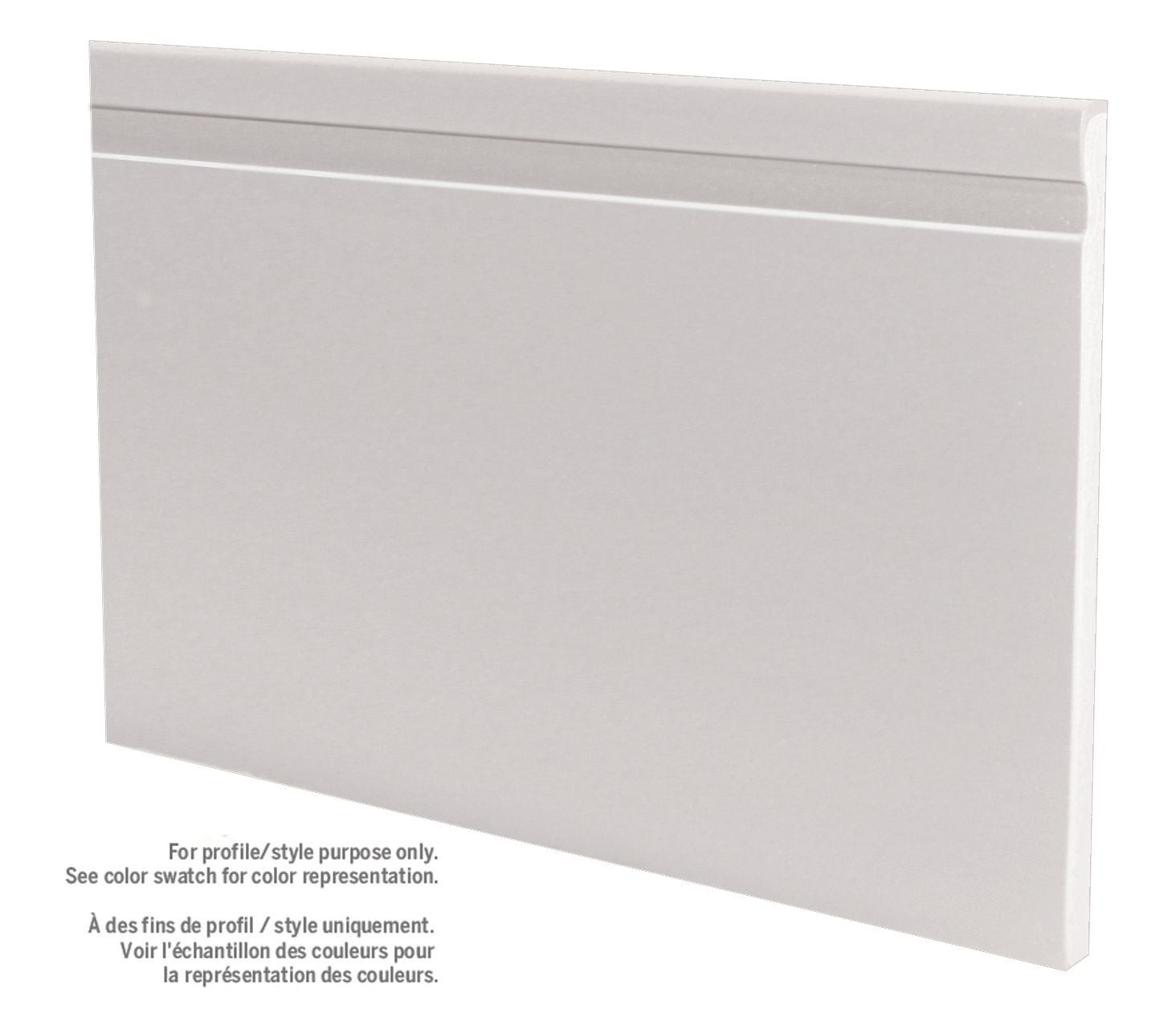 M-D PRO - Plinthe pinacle en vinyle #063 Burnt Umber 4 1/2" x 8' (paquet de 8)