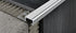 Progress Profiles - Nez de marche Probrastep aluminium anodisé argent (10 mm) 3/8" x 8' 10-5/16"