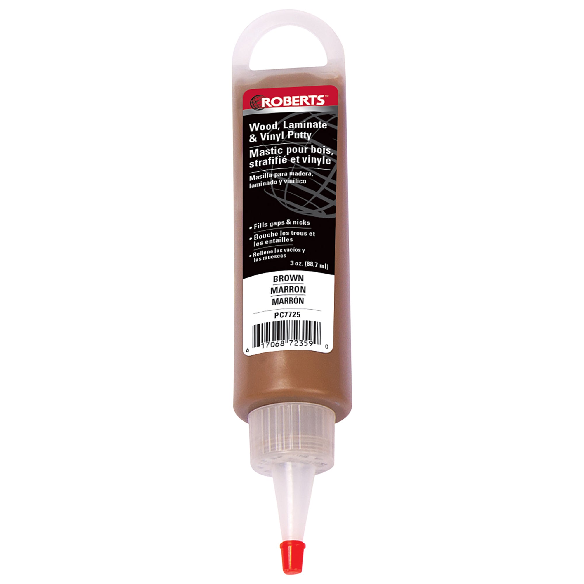 Roberts - Mastic pour bois et vinyle 3oz Brun