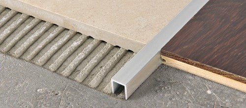 Progress Profiles - Moulure décorative pour bordure Procanal aluminium anodisé argent (10 mm) 3/8" x 3/8" x 8' 10-5/16"