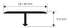 Progress Profiles - Slim Trim Procover aluminium anodisé or (9 mm) 11/32" x 1-1/32" x 8' 10-5/16"