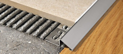 Progress Profiles - Réducteur Proslider acier inoxydable poli (15 mm) 19/32" x 8' 10-5/16"
