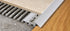 Progress Profiles - Profilé terminal de tranistion progressive Proslider KL All en aluminium anodisé argent 4.5 mm