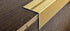 Progress Profiles - Nez de marche avec adhésif Proend aluminium anodisé or (48 mm) 1-7/8" x 8' 10-5/16"