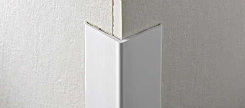 Progress Profiles - Moulure de protection de coin avec adhésif Proedge PVC blanc (30 mm) 1-3/16" x 1-3/16" x 8' 10-5/16"