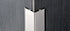 Progress Profiles - Moulure de protection de coin avec adhésif Proedge AC acier inoxydable poli (10 mm) 3/8" x 3/8" x 8' 10-5/16"